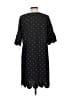 Tickled Teal 100% Polyester Polka Dots Black Casual Dress Size S - photo 2