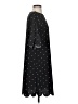 Tickled Teal 100% Polyester Polka Dots Black Casual Dress Size S - photo 4