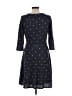 Le Lis Polka Dots Black Casual Dress Size L - photo 2