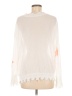 Shein 100% Acrylic Stars White Pullover Sweater Size 6 - photo 2
