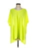 Cotton Bleu 100% Polyester Green Short Sleeve Top Size S - photo 1