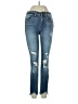 Altar'd State Hearts Blue Jeans Size 24 waist - photo 1
