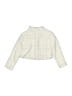2hip 100% Polyester Tweed Ivory Jacket Size 6X - photo 2