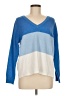 Red Haute Color Block Blue Pullover Sweater Size M - photo 1