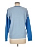 Red Haute Color Block Blue Pullover Sweater Size M - photo 2