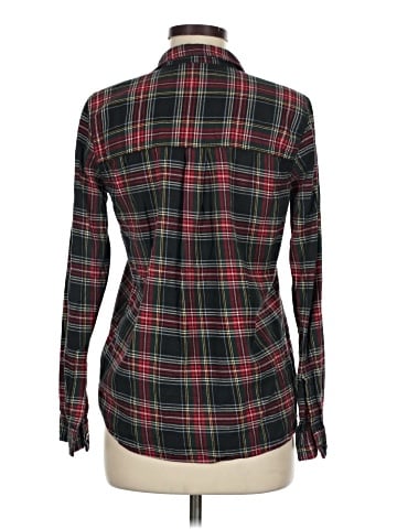 Topshop Long Sleeve Button-Down Shirt (view 2)