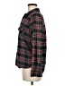 Topshop Plaid Black Long Sleeve Button-Down Shirt Size 6 - photo 5