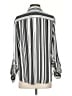 Apt. 9 100% Polyester Stripes Black Long Sleeve Blouse Size S - photo 2