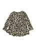 Kidgets Animal Print Gold Long Sleeve Blouse 12-18 MO / 18 MO - photo 2