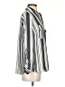 Apt. 9 100% Polyester Stripes Black Long Sleeve Blouse Size S - photo 4