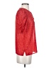 Pure Energy 100% Polyester Red Short Sleeve Blouse Size Sm Plus - photo 4