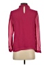 1.State 100% Polyester Burgundy Long Sleeve Blouse Size XS - photo 2