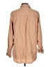Time and Tru 100% Lyocell Solid Tan Long Sleeve Button-Down Shirt Size L - photo 2