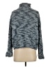 Ramy Brook Tweed Blue Turtleneck Sweater Size S - photo 2