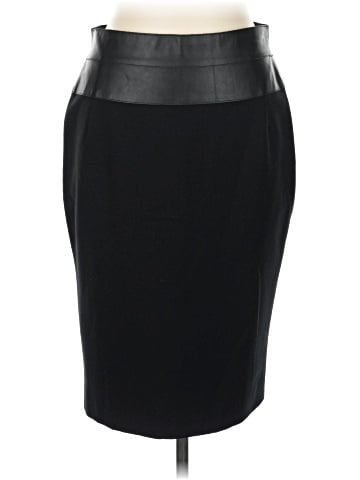 Akris Punto Faux Leather Skirt (view 1)