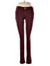 Massimo Dutti Hearts Burgundy Jeggings Size 4 - photo 1
