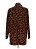 Jason Maxwell Animal Print Brown Turtleneck Sweater Size L - photo 2