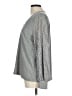 Unbranded Gray Long Sleeve Blouse Size L - photo 5