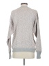 Albert Nipon 100% Cotton Animal Print Gray Pullover Sweater Size S - photo 2