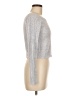 Jessica Simpson Metallic Silver Pullover Sweater Size M - photo 4