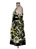 Teeze Me 100% Polyester Print Green Cocktail Dress Size XXS (estimated) - photo 5