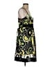 Teeze Me 100% Polyester Print Green Cocktail Dress Size XXS (estimated) - photo 4
