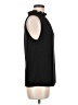 Zara 100% Polyester Black Sleeveless Blouse Size M - photo 4