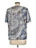 Alfred Dunner Paisley Silver Short Sleeve Blouse Size L - photo 2