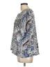 Alfred Dunner Paisley Silver Short Sleeve Blouse Size L - photo 5