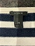 J.Crew 100% Cotton Stripes Ivory Turtleneck Sweater Size XS - photo 7