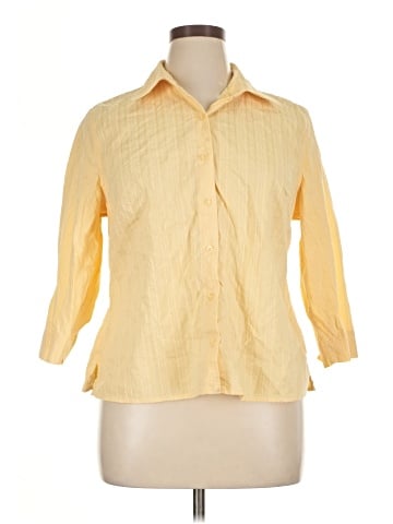 Cj Banks 3/4 Sleeve Button-Down Shirt (view 1)