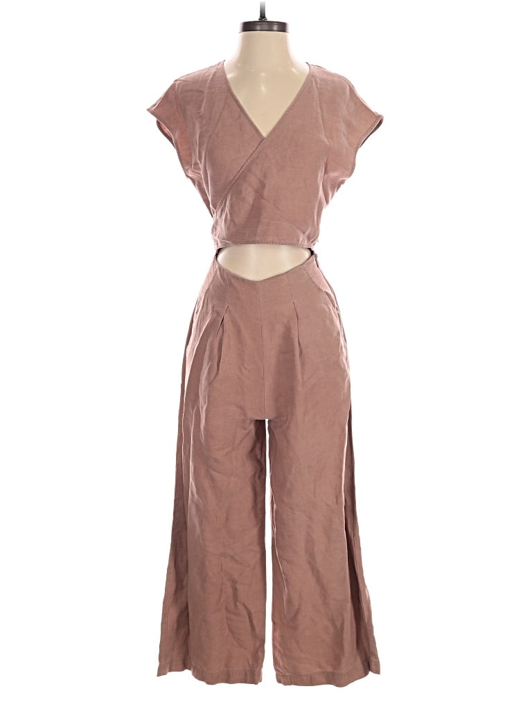 Pre-owned Wilfred Jumpsuit In Brown