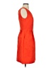 Ellen Tracy Chevron-herringbone Orange Cocktail Dress Size 4 - photo 4
