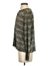 Rafael 100% Polyester Animal Print Gray Long Sleeve Blouse Size S - photo 5
