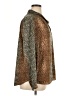 Fylo 100% Polyester Animal Print Brown Long Sleeve Blouse Size XL - photo 4