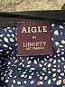 Aigle Tweed Blue Short Sleeve T-Shirt Size S - photo 7