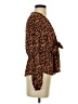 DR2 100% Polyester Brown Long Sleeve Blouse Size XS - photo 4