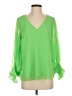 1.State 100% Polyester Green 3/4 Sleeve Blouse Size S - photo 1