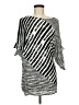 Cache Silver 3/4 Sleeve Top Size M - photo 1