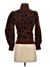 525 America Animal Print Brown Turtleneck Sweater Size XS - photo 1