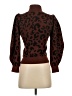 525 America Animal Print Brown Turtleneck Sweater Size XS - photo 2