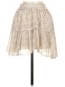 Drew 100% Polyester Paisley Ivory Casual Skirt Size XS - photo 1