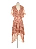Unbranded Paisley Orange Casual Dress Size 3 - photo 1