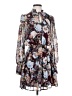Halogen 100% Polyester Floral Purple Burgundy Cocktail Dress Size XS - photo 1
