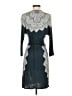 BCBGMAXAZRIA Chevron-herringbone Blue Cocktail Dress Size XXS - photo 2