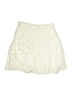 Assorted Brands Solid Ivory White Casual Skirt Size L - photo 2
