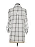 Fortune + Ivy 100% Polyester Silver 3/4 Sleeve Blouse Size S - photo 2