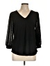 Weston Black 3/4 Sleeve Blouse Size L - photo 1