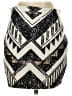 Express Chevron-herringbone Silver Ivory Formal Skirt Size S - photo 2