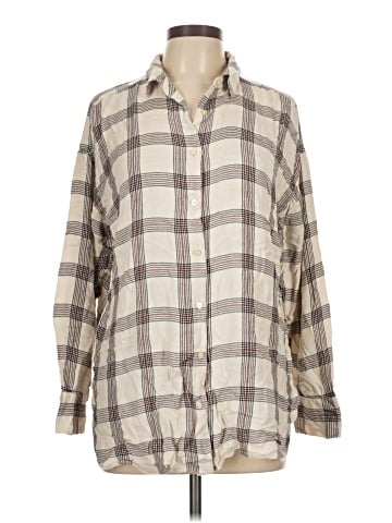 Ann Taylor LOFT Outlet Long Sleeve Button-Down Shirt (view 1)